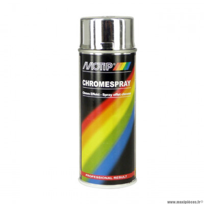 Bombe peinture marque Motip couleur effet chrome 4060 400ml