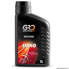Huile marque Global Racing Oil 4 temps 5w40 100% synthèse (1L)
