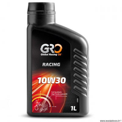 Huile marque Global Racing Oil 4 temps 10w30 100% synthèse (1L)