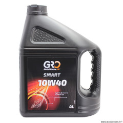 Huile marque Global Racing Oil 4 temps global smart 10w40 synthèse (4L)
