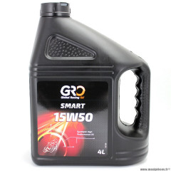 Huile marque Global Racing Oil 4 temps global smart 15w50 synthèse (4L)
