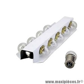 Boite d'ampoules marque OSRAM 12v-5w norme r5w culot ba15s graisseur standard blanc x10