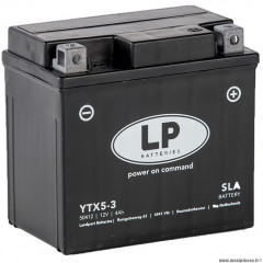 Batterie landport YTX5-3 12v 4a sans entretien SLA / technologie agm