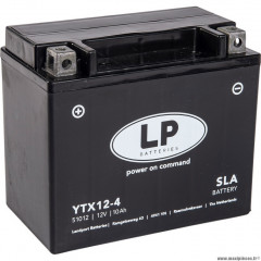 Batterie landport YTX12-4 12v 10a sans entretien SLA / technologie agm