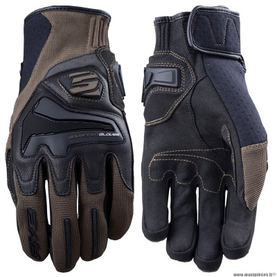 Gants marque Five Gloves RS4 marron taille L