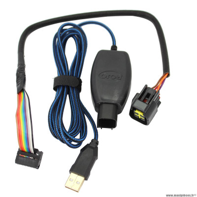 Cable de connection rojo ecu / pc pour scooter tnt motor city 125 / 50cc euro 4