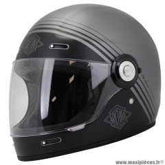 Casque intégral vintage the legend fibre grey taille xl