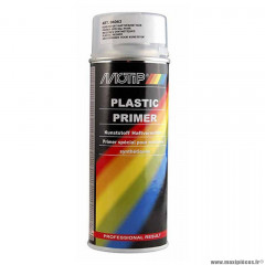 Bombe peinture marque Motip appret pour plastique (400ml)