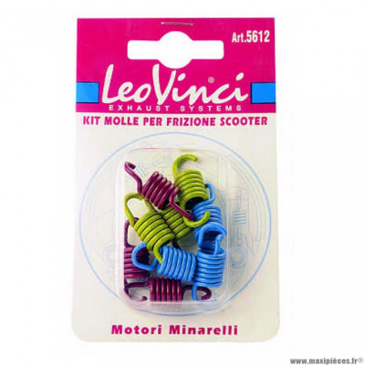 Ressort embrayage marque Leovince pour scooter speedfight / trekker / typhoon / nrg (3x3)