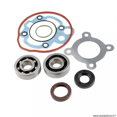 Roulement vilo + jts marque Artein pour 50 à boite am6 avant 1999 - 6303 (jts spi + haut moteur)