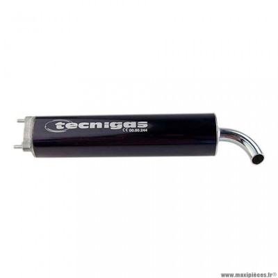 Silencieux / cartouche (alu noir) 3 fixatrion entraxe 40mm marque Tecnigas pour scooter next r