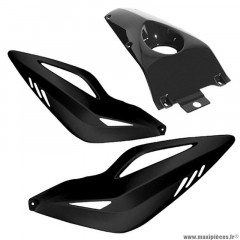 Kit coque arrière xtreme + dosseret noir marque BCD pour scooter nitro / aerox avant 2013