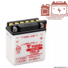Batterie yb3l-b 12v3ah classic lg98 l56 h110 (sans acide) marque Yuasa pour moto yamaha dtr e 125
