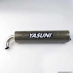 Silencieux / cartouche kevlar (diamètre 60mm - 2 vis) marque Yasuni pour scooter