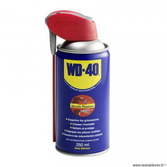 Huile / lubrifiant multifonction wd40 250ml (aérosol) jet double position