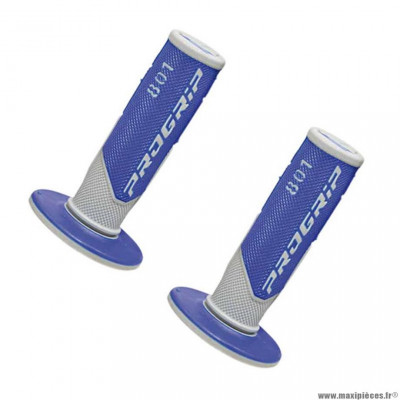 Revêtements poignees marque ProGrip 801 gris / bleu double densite 115mm