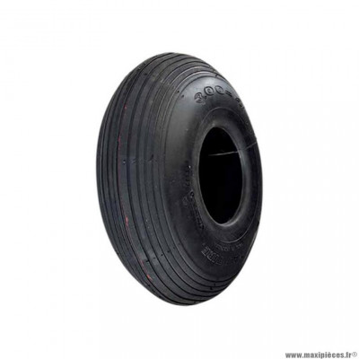 Pneu brouette/chariot marque Deli Tire 4'' 300x4 4pr/tt s379