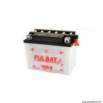 Batterie marque Fulbat fb4l-b 12v4ah lg120 l70 h92 (livré sans acide)