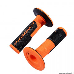 Revêtements poignees marque ProGrip 801 noir / orange fluo double densite 115mm