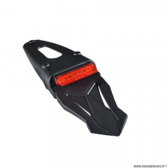 Feu arrière intégré rouge à 6 leds (homologué CE) sans support plaque marque Tun'r pour moto