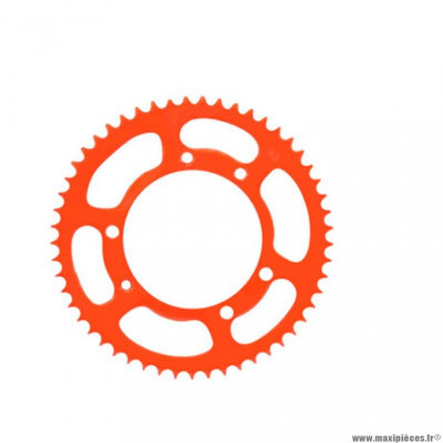 Couronne 13 420 53 dents d105 3x2 orange marque Tun'r pour 50 à boite senda après 2000 / mrt / xp6 / rs3