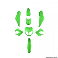 Kit carrosserie vert marque Tun'r pour 50 à boite derbi senda xtreme / xrace 2000>2011 / drd avant 2006