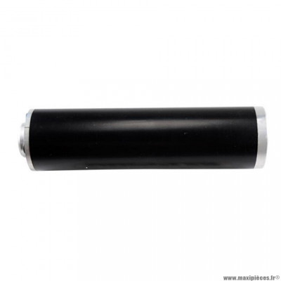 Silencieux / cartouche mobylette er1 noir diamètre 60mm marque Doppler pour moto yasuni / bidalot / tecnigas