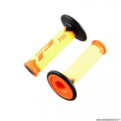 Revêtements poignees marque ProGrip 788 orange fluo / jaune fluo / noir triple densite 115mm