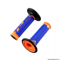 Revêtements poignees marque ProGrip 788 orange fluo / bleu / noir triple densite 115mm
