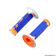 Revêtements poignees marque ProGrip 788 orange fluo / bleu / blanc triple densite 115mm