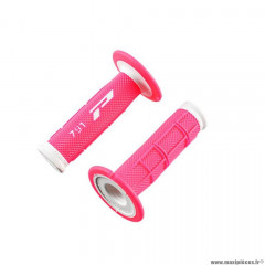 Revêtements poignees marque ProGrip 791 blanc / fushia double densite 115mm