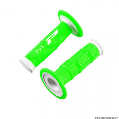 Revêtements poignees marque ProGrip 791 blanc / vert fluo double densite 115mm