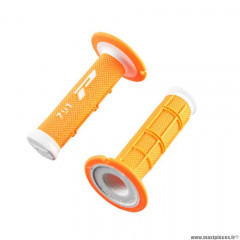 Revêtements poignees marque ProGrip 791 blanc / orange fluo double densite 115mm