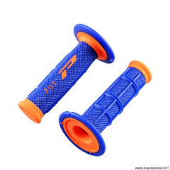 Revêtements poignees marque ProGrip 791 orange fluo / bleu double densite 115mm