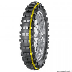 Pneu 18 pouces 120/90x18 ef-07 super yellow tt enduro 71r (homologué fim) marque Mitas pour moto