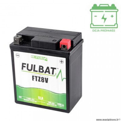 Batterie marque Fulbat ftz8s 12v7ah lg113 l70 h130 (gel - sans entretien)