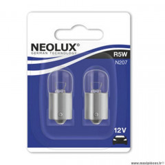 Lampe / ampoule 12v 5w (ba15s) neolux clignotant / stop (blister de 2)
