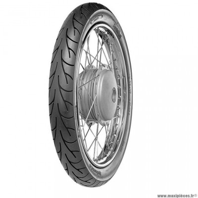 Pneu 16 pouces 2 3/4x16 contigo tt 46m marque Continental pour mobylette