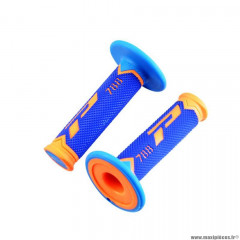 Revêtements poignees marque ProGrip 788 orange fluo / bleu triple densite 115mm