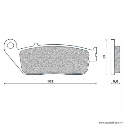 Plaquettes de frein 80 avant marque Newfren pour maxi-scooter 125 / 300 / 750 xcity / kilibre / integra