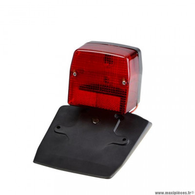 Feu arrière pour mobylette 103 spx avec bavette (sans ampoule)