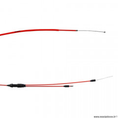 Câble de transmission gaz teflon rouge marque Doppler pour 50 à boite beta rr50 sauf factory
