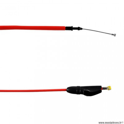 Câble de transmission embrayage teflon rouge marque Doppler pour 50 à boite derbi euro3 / euro4