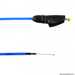 Câble de transmission embrayage teflon bleu marque Doppler pour 50 à boite derbi euro3 / euro4