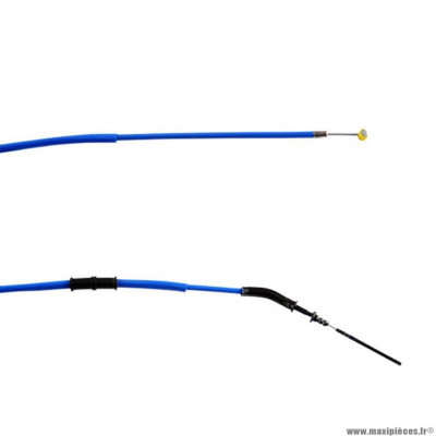 Câble de transmission frein teflon arrière bleu marque Doppler pour scooter booster / bw's après 2004