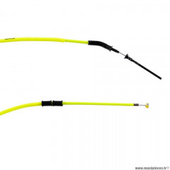 Câble de transmission frein teflon arrière jaune fluo marque Doppler pour scooter booster / bw's après 2004