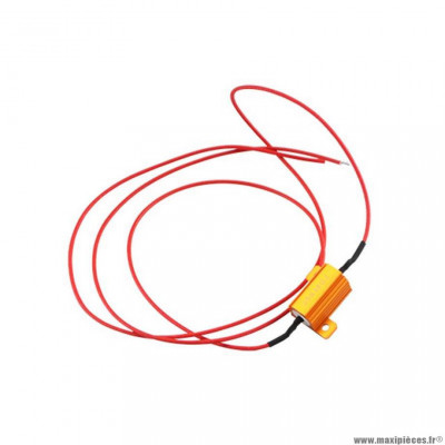 Résistance pour clignotants led 25w 10 ohms