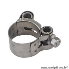 Collier pot pour moto en inox 23-25mm