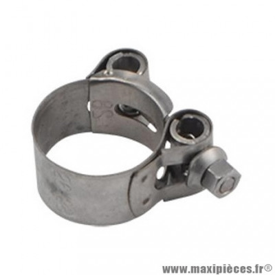 Collier pot pour moto en inox 26-28mm