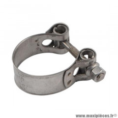 Collier pot pour moto en inox 36-39mm